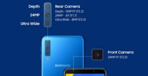 Galaxy A7 Cámaras