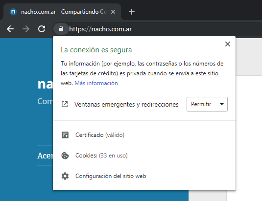 Comprobando SSL